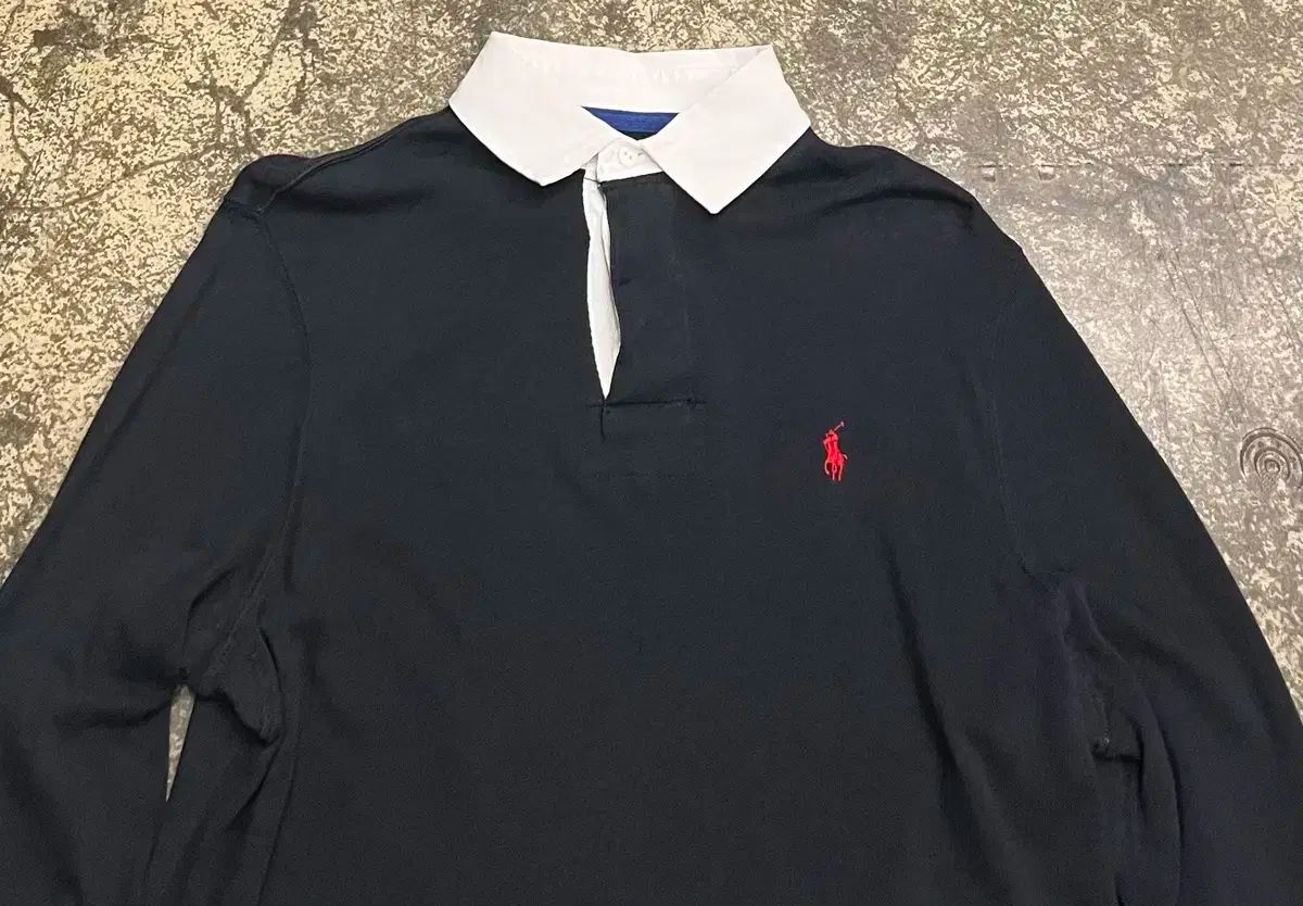 ポロラルフローレン ラグビーシャツ ブラック 長袖