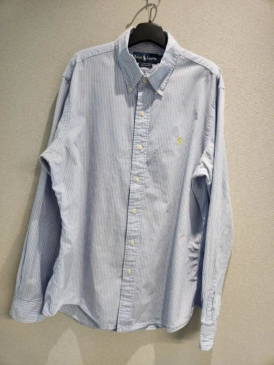 ラルフローレン ストライプシャツ スカイブルー シャツ