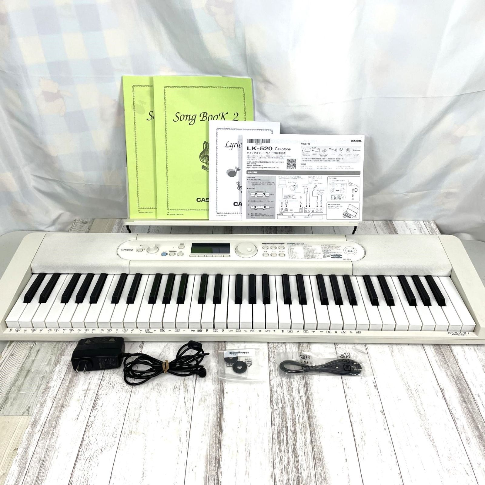 CASIO カシオ LK-520 光ナビキーボード 61鍵盤 e147