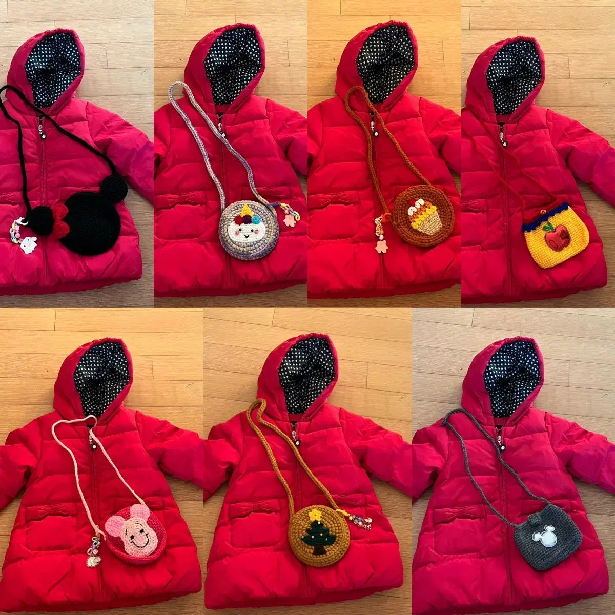  shop取引では対象外 女の子 冬アウター 編みバッグ1 その他 ジャケット ブルゾン