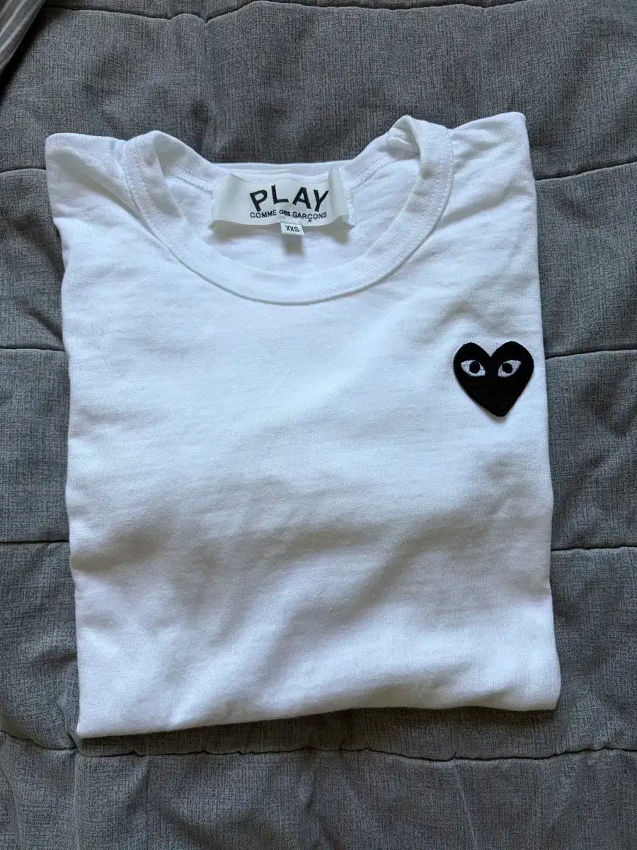 COMME des GARCONS コム デ ギャルソン 長袖スリーブレス ブラックハート xxs ユニセックス