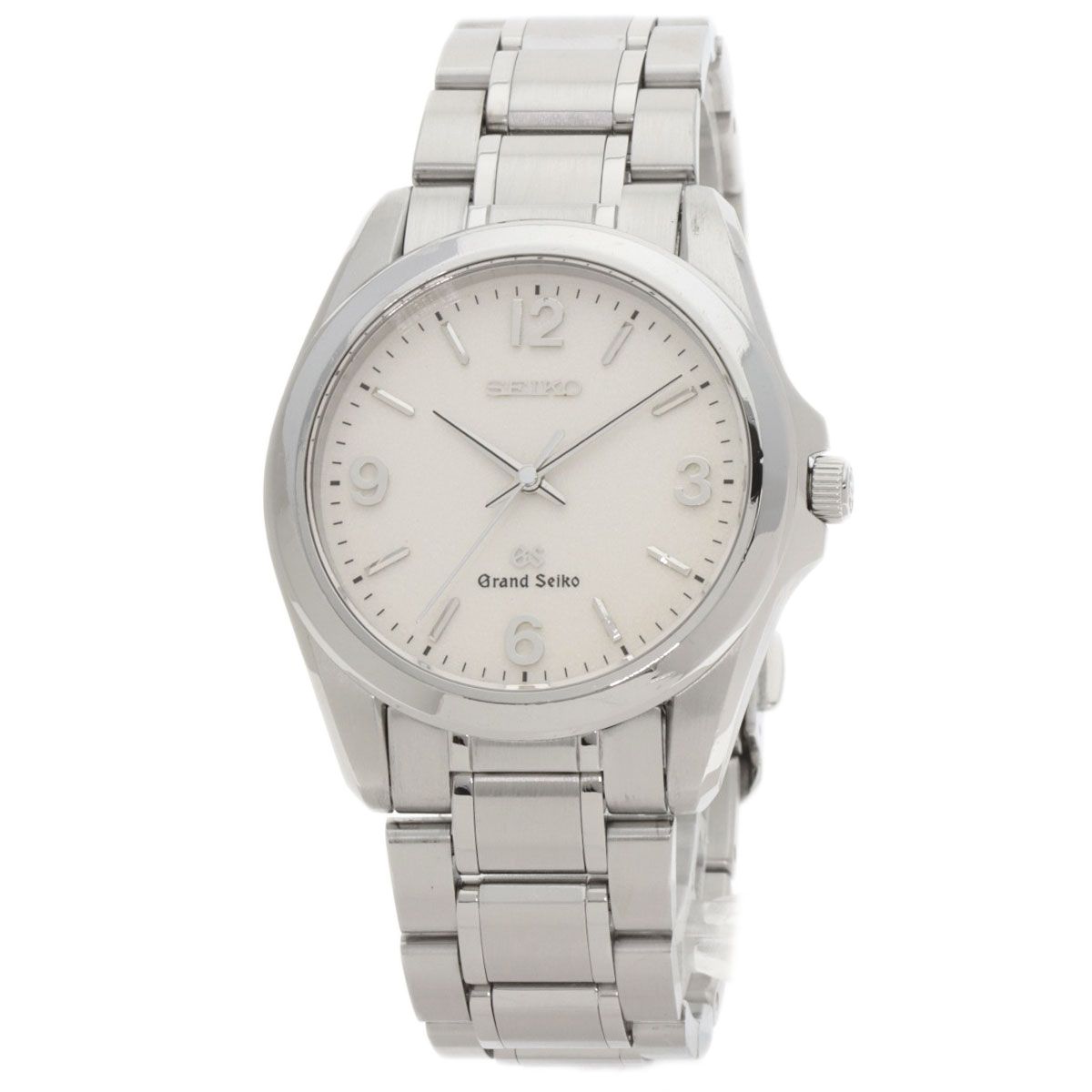 SEIKO セイコー SBGF 009 8 J 55 0010 グランドセイコー ラウンドフェイス 腕時計 SS メンズ