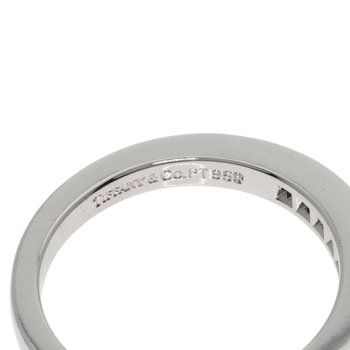TIFFANY-Co. ティファニー ハーフエタニティ ダイヤモンド リング 指輪 PT950 レディース FORTGASGNV_COM_BR