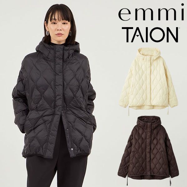 エミ emmi アウター 25秋冬 emmi×TAION キルティングコート コート キルティング TAION コラボ 13wfc255010