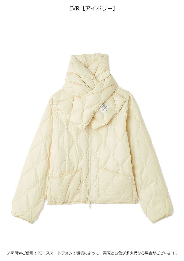 エミ emmi アウター 25秋冬 セットアイテム emmi×TAION リバーシブルダウン コート キルティング TAION コラボ リバーシブル 13wfc255011