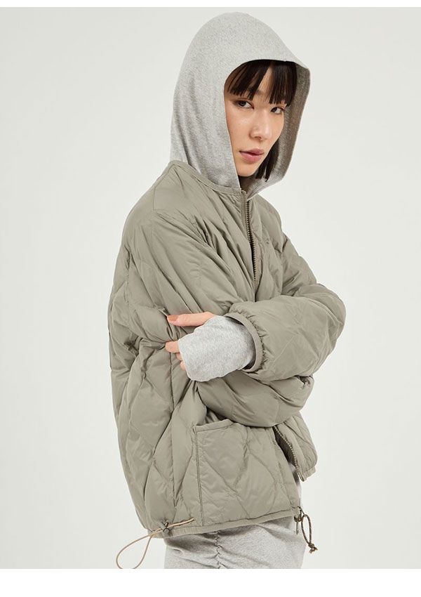 エミ emmi アウター 25秋冬 セットアイテム emmi×TAION リバーシブルダウン コート キルティング TAION コラボ リバーシブル 13 wfc 255011