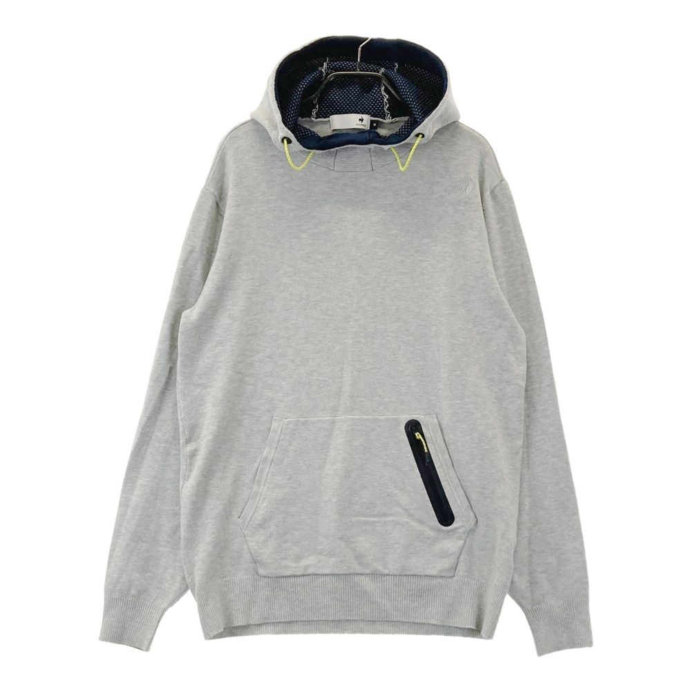 サイズ：M LE COQ GOLF ルコックゴルフ  ニットパーカー  グレー系 [240101550284] ゴルフウェア メンズ ストスト