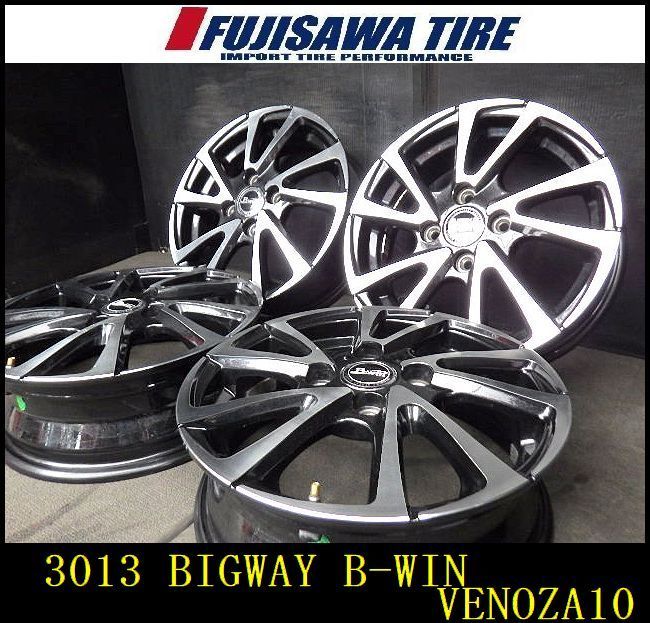 3013 B BIGWAY B Win VENOZA10ホイール 14x4.5J 4穴 PCD100 44 4本