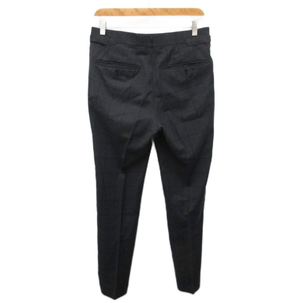 トムフォード TOM FORD スーツ セットアップ フォーマル テーラードジャケット スラックス パンツ シングル 2B センタープレス テーパード 絹 シルク混 7-44R グレー 21YL4C KANDAIZUMI_COM