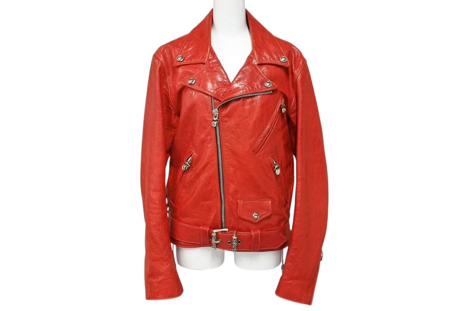 最終値下【激レア】クロムハーツ シープスキン ライダースジャケット S 2回着用 最終値下【激レア】クロムハーツ シープスキン ライダースジャケット S