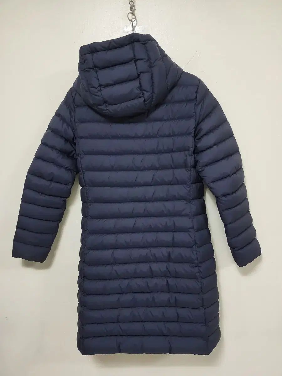 コオスポートネイビー ロング 軽量ダウン アウター フーディー GULLKHAN_COM