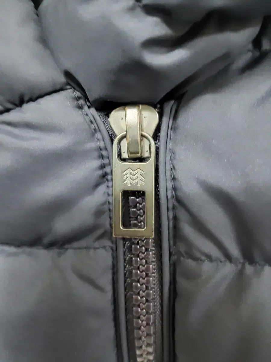 コオスポートネイビー ロング 軽量ダウン アウター フーディー