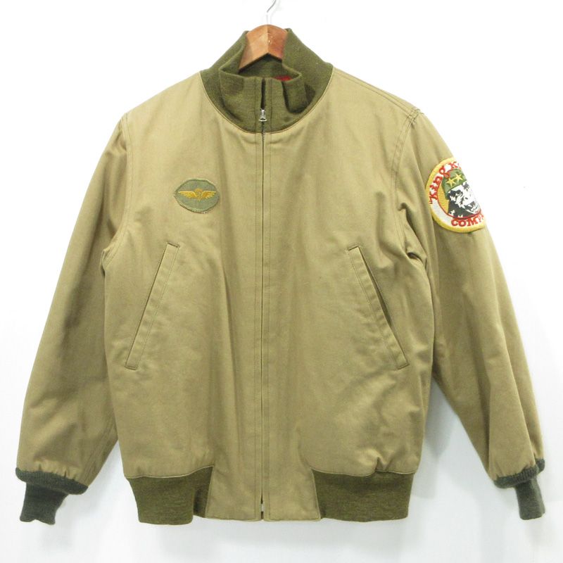 三重本店 TOYS McCOY トイズマッコイ TAXI DRIVER WINTER COMBAT JACKET TANKERS タクシードライバー コンバットジャケット タンカース 中綿 カーキグリーン系 ベージュ系 サイズ L 93