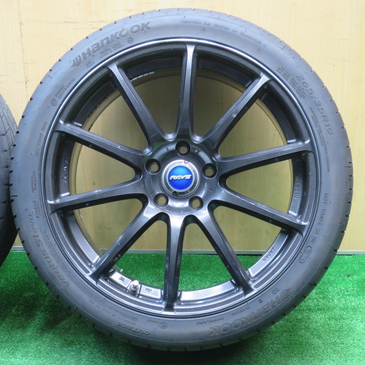  24年 RAYS gramLIGHTS 57 transcend 235 40 R 19 265 35 コンチネンタル DWS 06 プラス ハンコック S 1 evo 3 レイズ グラムライツ PCD 114 5 H ノ 19インチ タイヤ ホイールセット