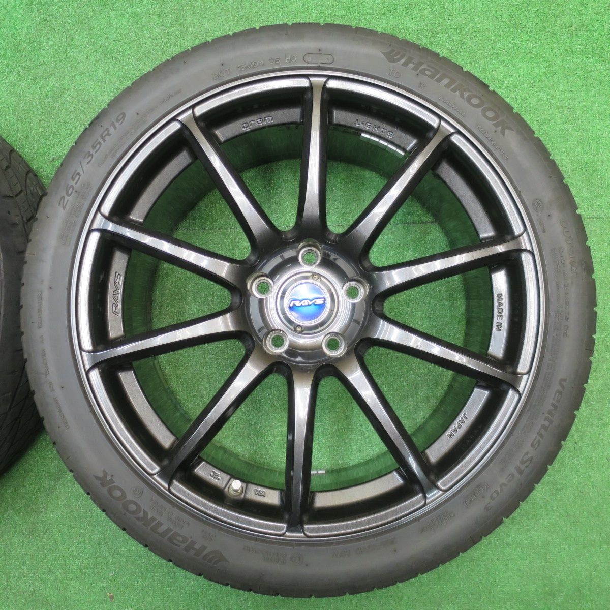 24年 RAYS gramLIGHTS 57 transcend 235 40 R 19 265 35 コンチネンタル DWS 06 プラス ハンコック S 1 evo 3 レイズ グラムライツ PCD 114 5 H ノ