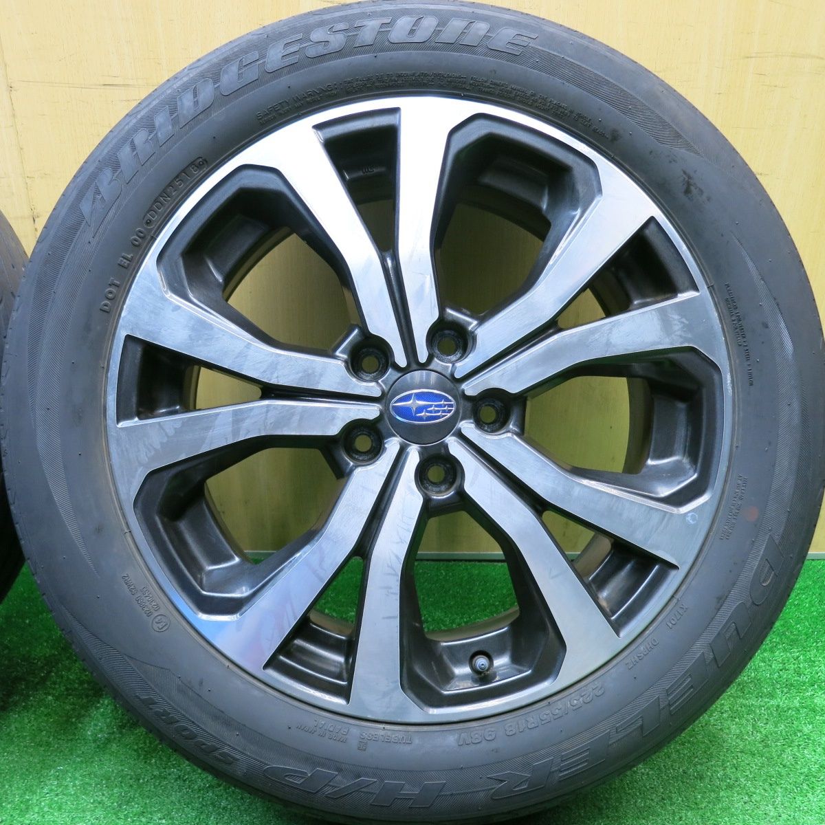 4本価格 スバル SK フォレスター 225 55 R 18 ブリヂストン デューラー H P SPORT 18インチ PCD 114 3 5 ノ