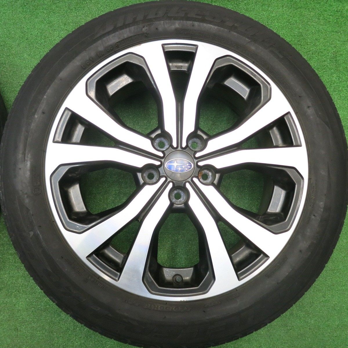  4本価格 スバル SK フォレスター 225 55 R 18 ブリヂストン デューラー H P SPORT 18インチ PCD 114 3 5 ノ 18インチ タイヤ ホイールセット