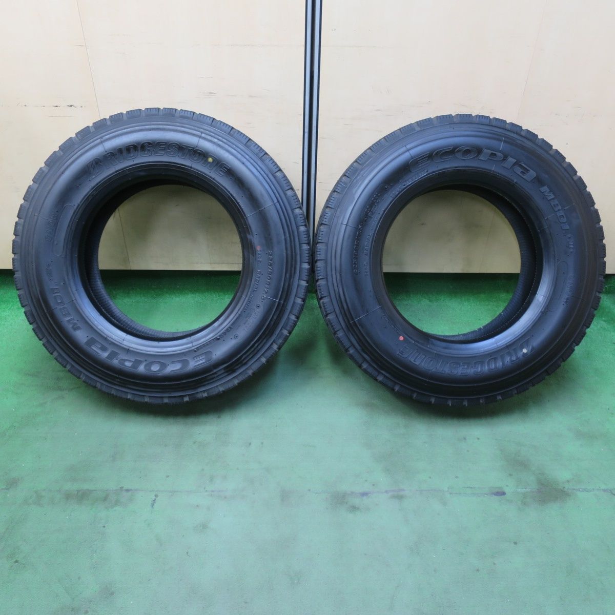 25年 2本 トラック タイヤ 225 80 R 17 5 123 122 L ブリヂストン エコピア M 801 Ⅱ ミックス オールシーズン 5インチ 5103002イスタ