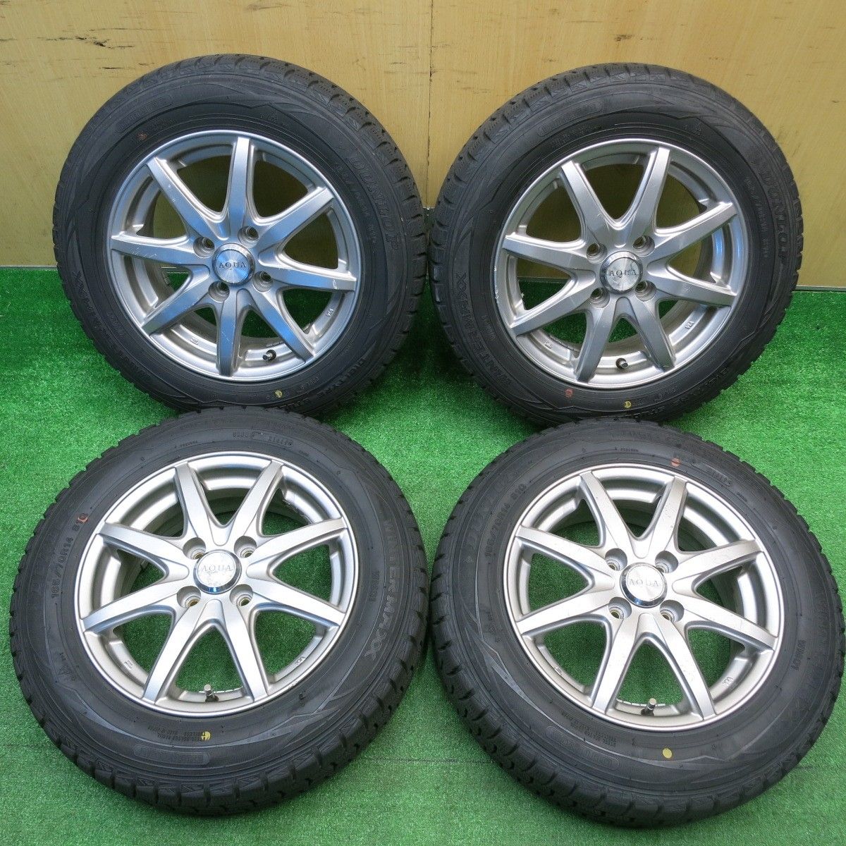 4本価格☆スタッドレス 165/70R14 ダンロップ ウインターマックス WM01 