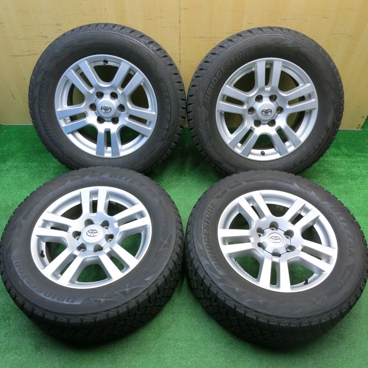ランクルプラド スタッドレスタイヤ バリ溝♪ ホイール付4本セット