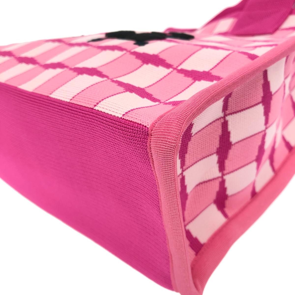 FAMILIAR ファミリア マモンエフィーユコラボ/ニットトートバッグ