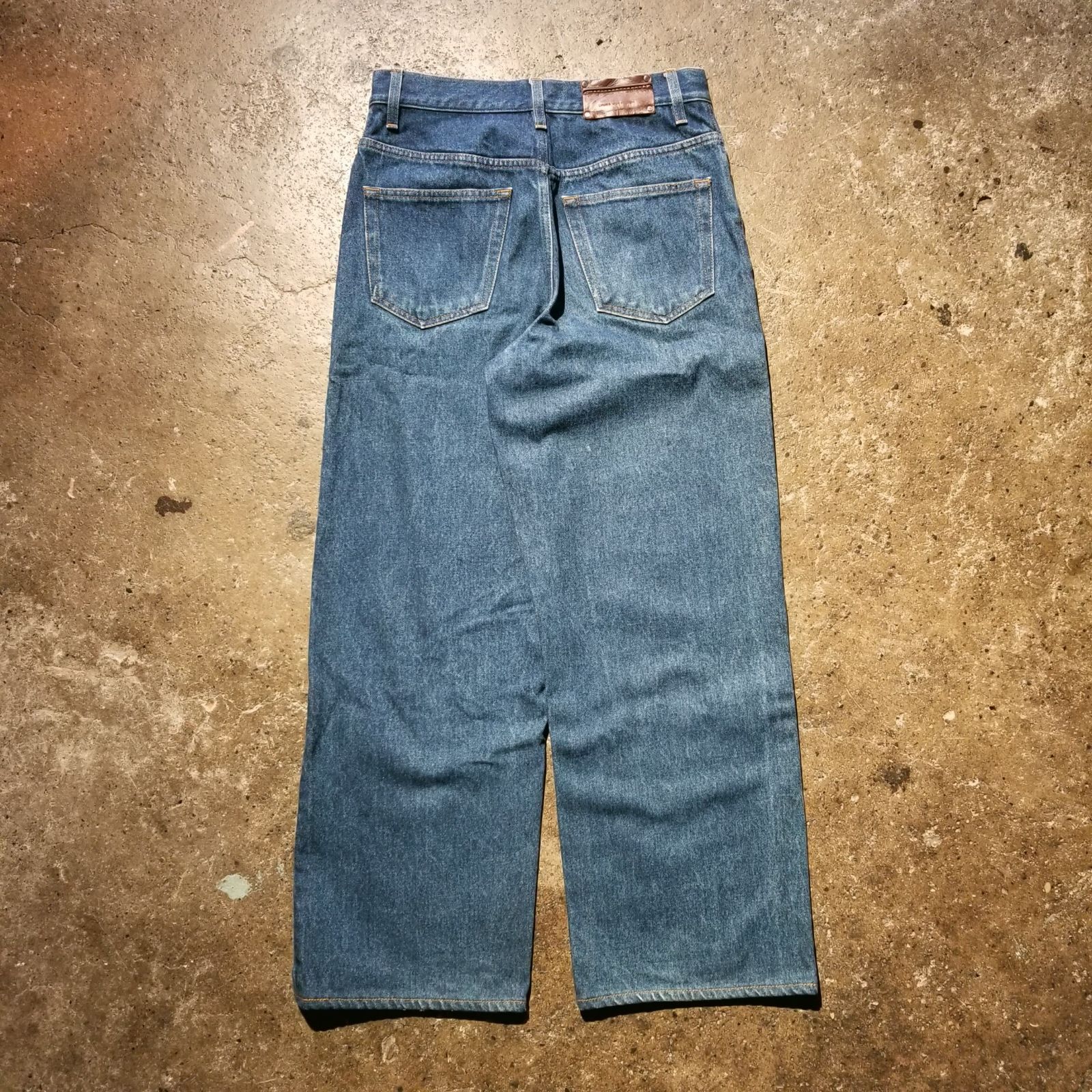 dries van noten サイズ29 DRIES VAN NOTEN ワイドデニムパンツ 29 ドリスヴァンノッテン - メルカリ