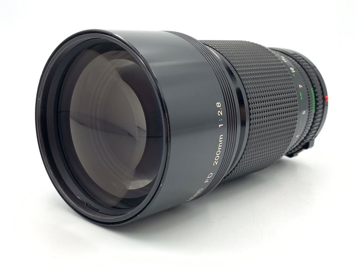  品 キヤノン FD 200 mm F 2 8 旧 レンズ(単焦点) カメラ