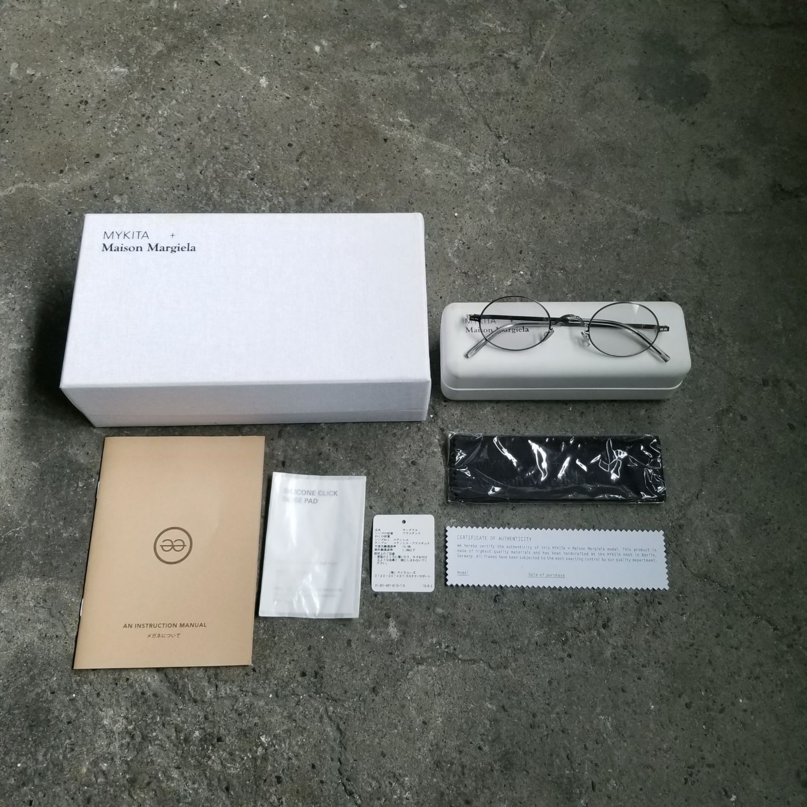 MYKITA + Maison Margiela MMCRAFT005 COL.051 Shiny Silver 45□25 