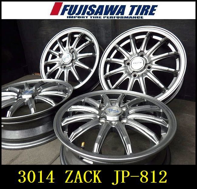 3014 B MONZA JAPAN ZACKJP-812 14ｘ4.5J 4穴 PCD100 45 4本