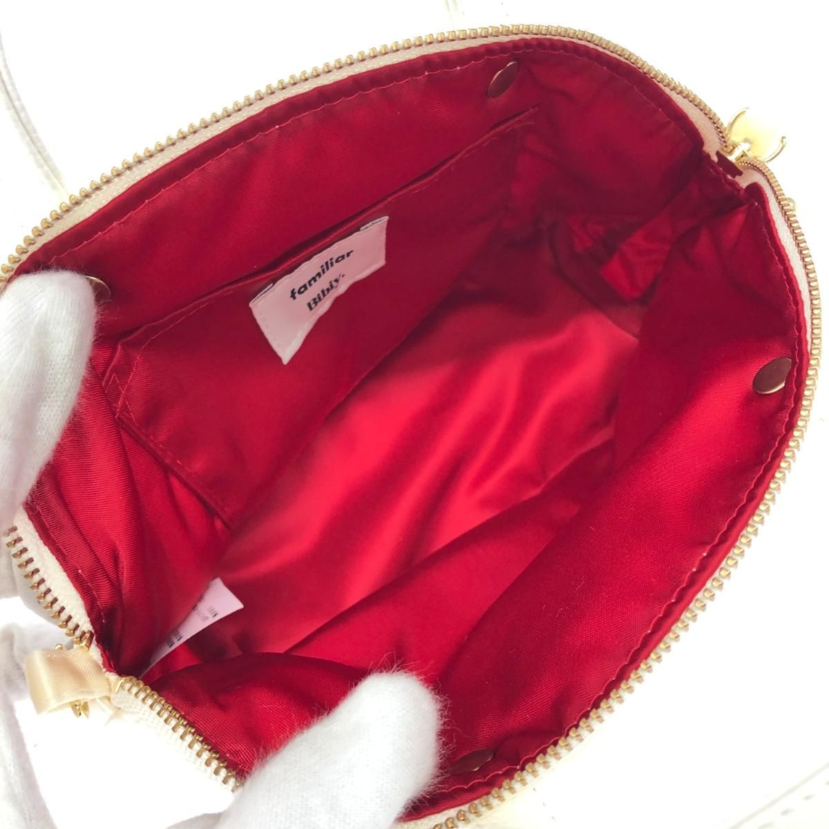 FAMILIAR ファミリア ビビィコラボ/ミニバッグ プードル/ナイロン