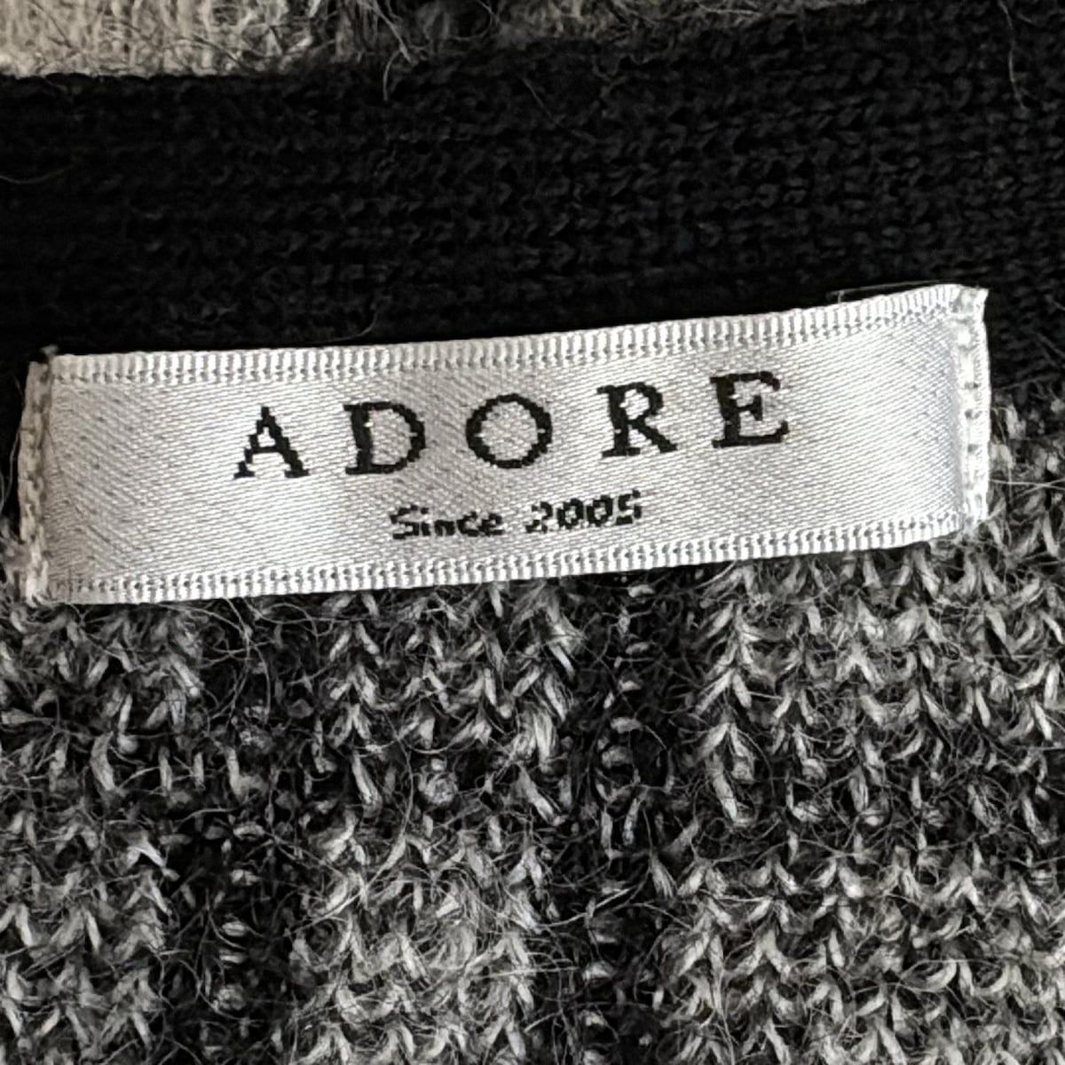 白×黒 クルーネック