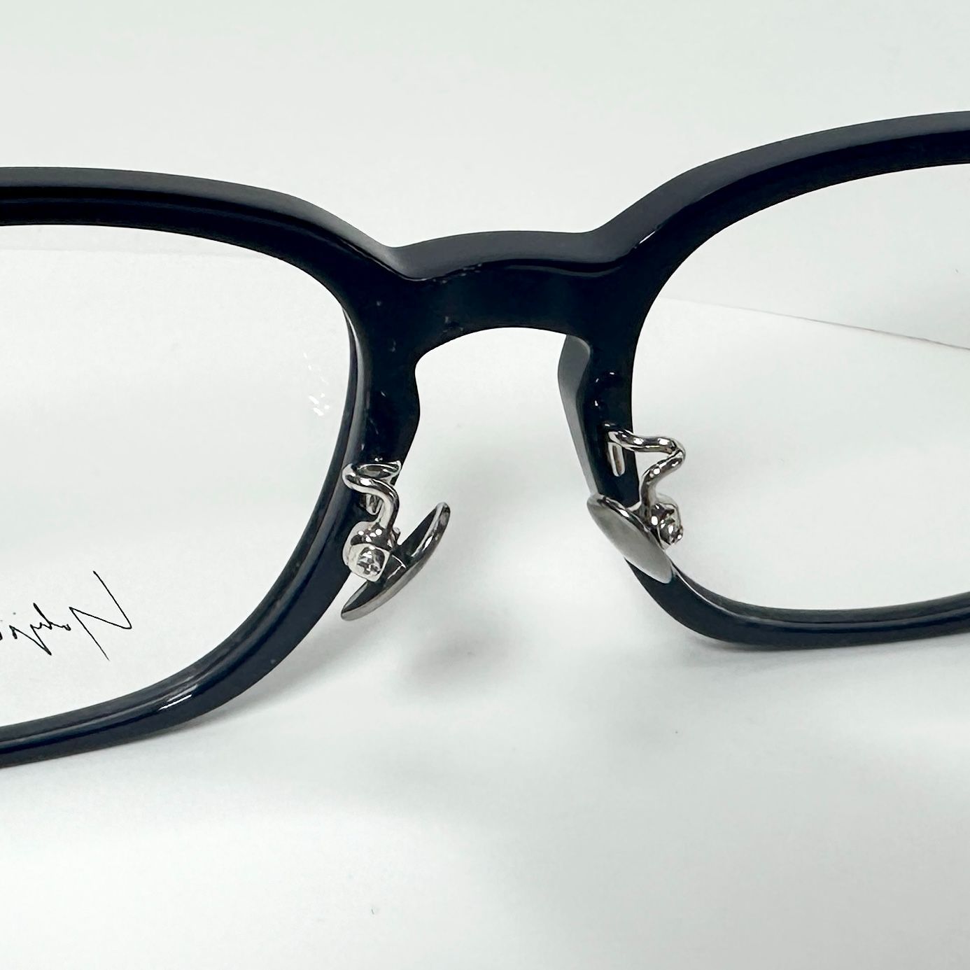 Yohji Yamamoto ヨウジヤマモト YY 19-0032-3 黒 メガネ ケース付き チタン素材 Y 3