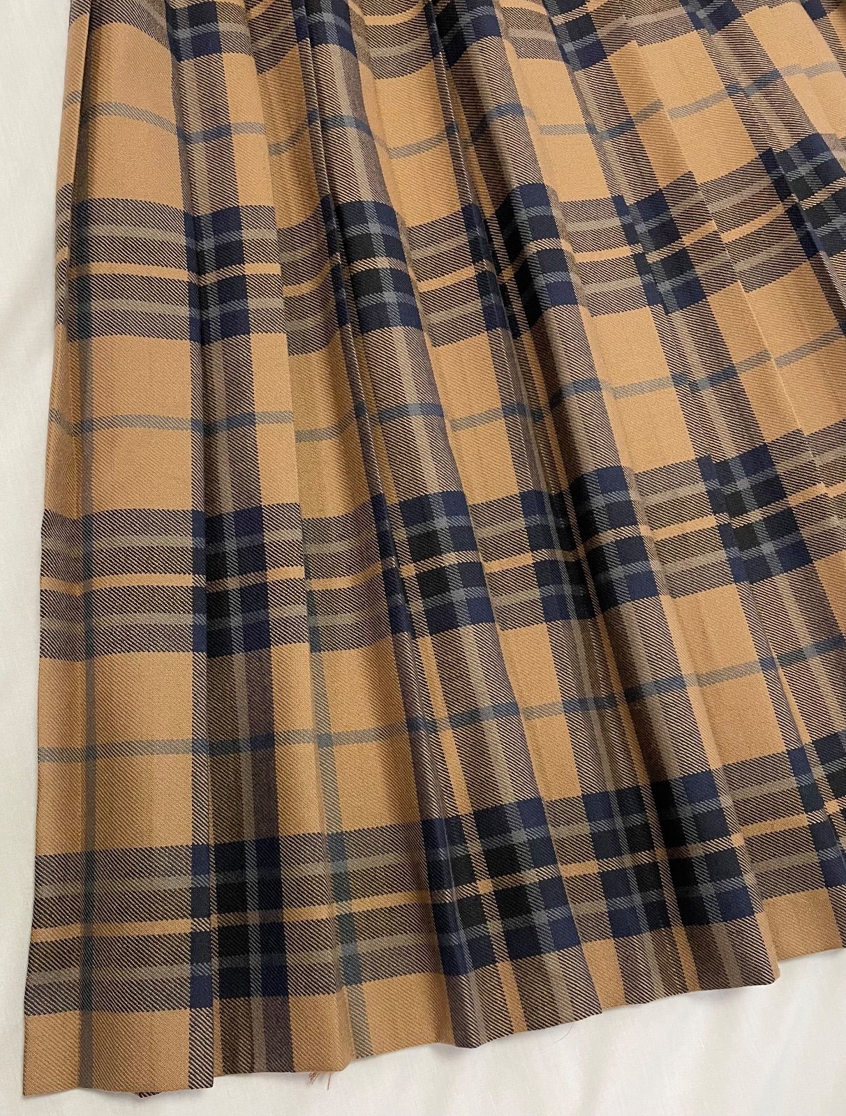 オニールオブダブリン L US10 チェック 巻きスカート 茶色 ブラウン GULLKHAN_COM