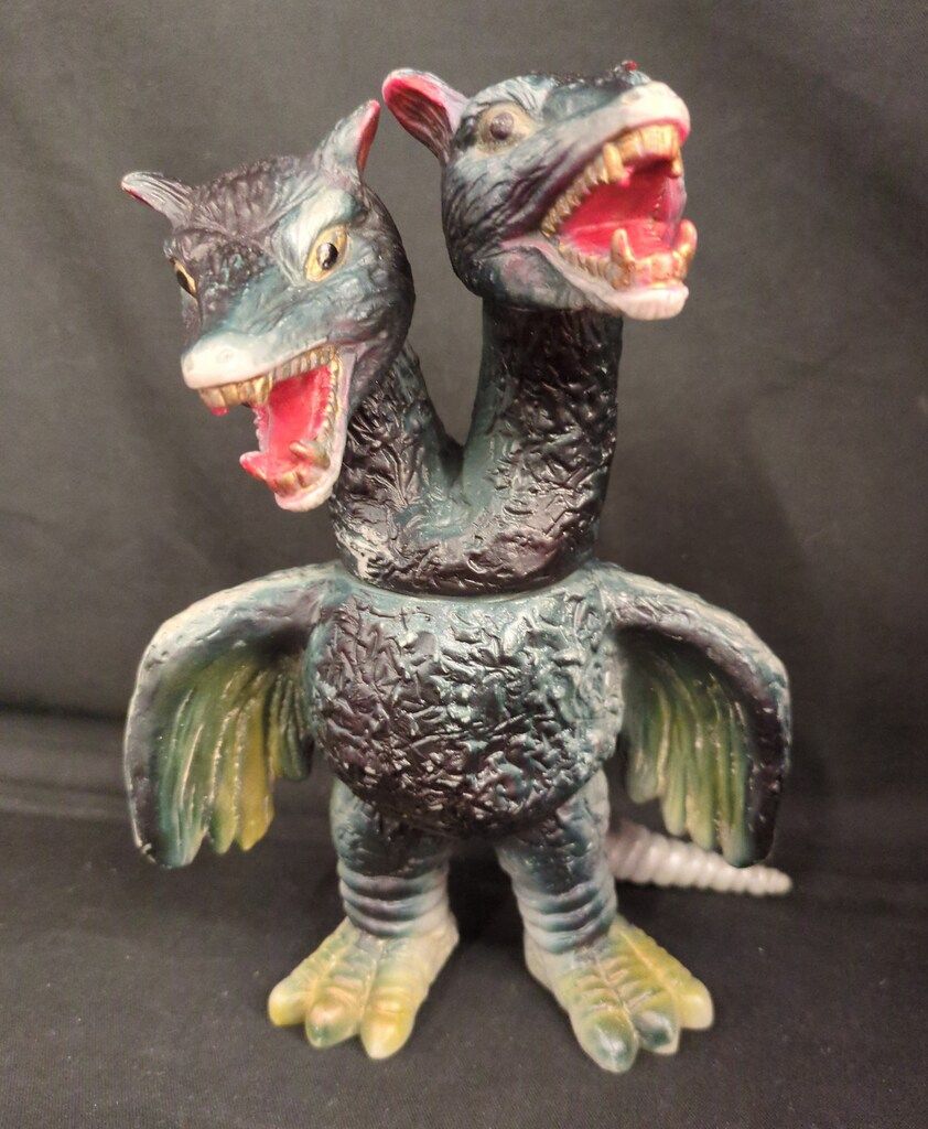 マスダヤ マスダヤ VINソフビ ネズバードン グレー成型 黒スプレー