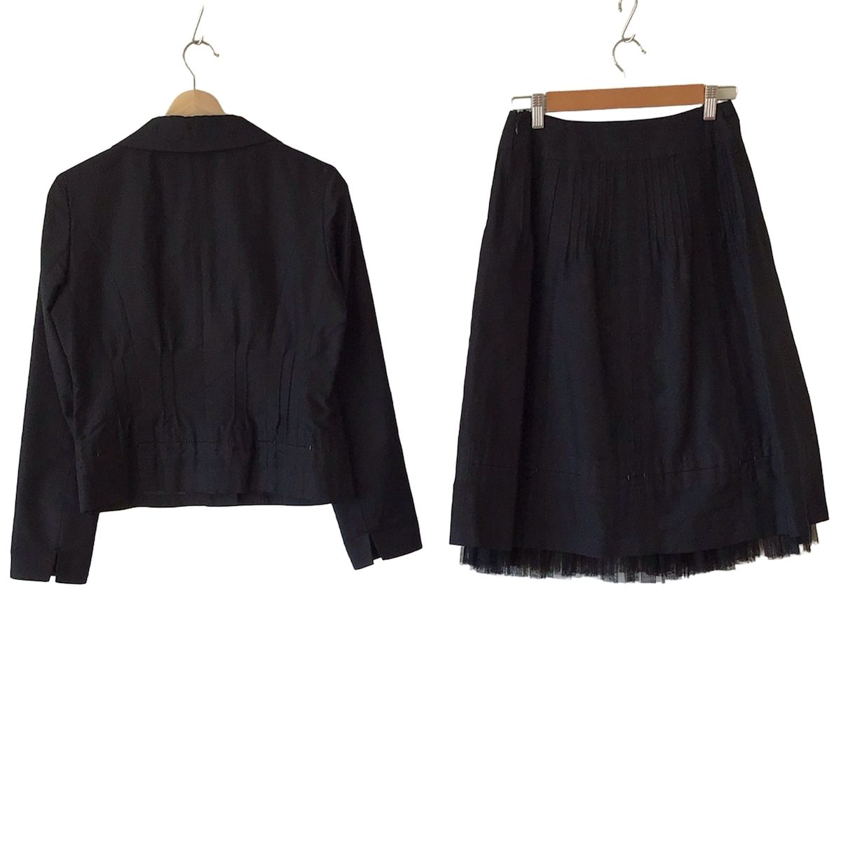 HIROKO BIS ヒロコビス スカートスーツ レディース - 黒