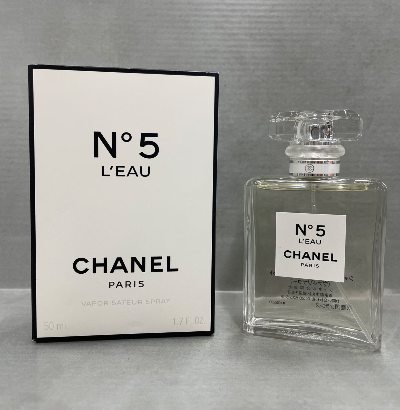CHANEL No.5 ロー オードゥ トワレット 100ml 箱付き 残量多め CHANEL No.5 ロー オードゥ トワレット 100ml 箱付き 残量多め CHANEL