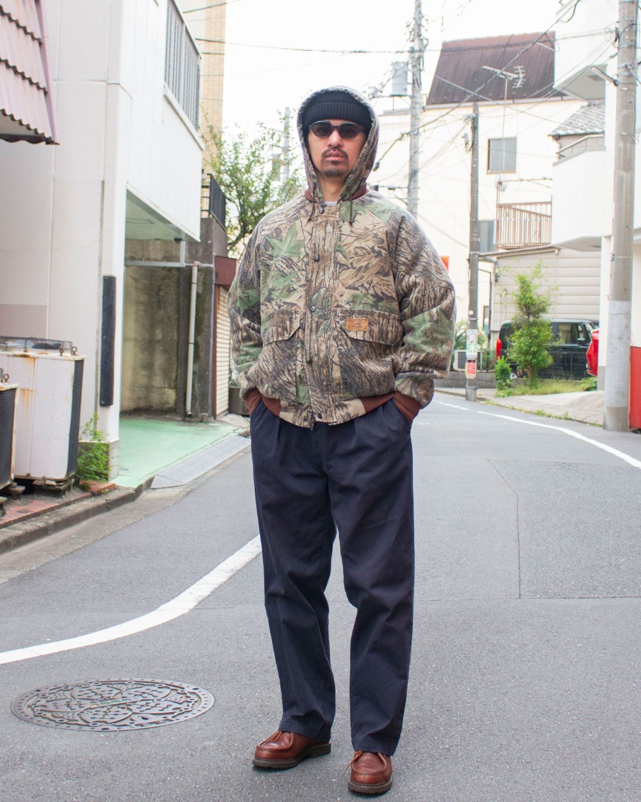 Duxbak 90 s Tree Camo Hooded Blouson メンズ 古着 ダックスバック ブルゾン 80s 90s アメリカ古着 KANDAIZUMI_COM