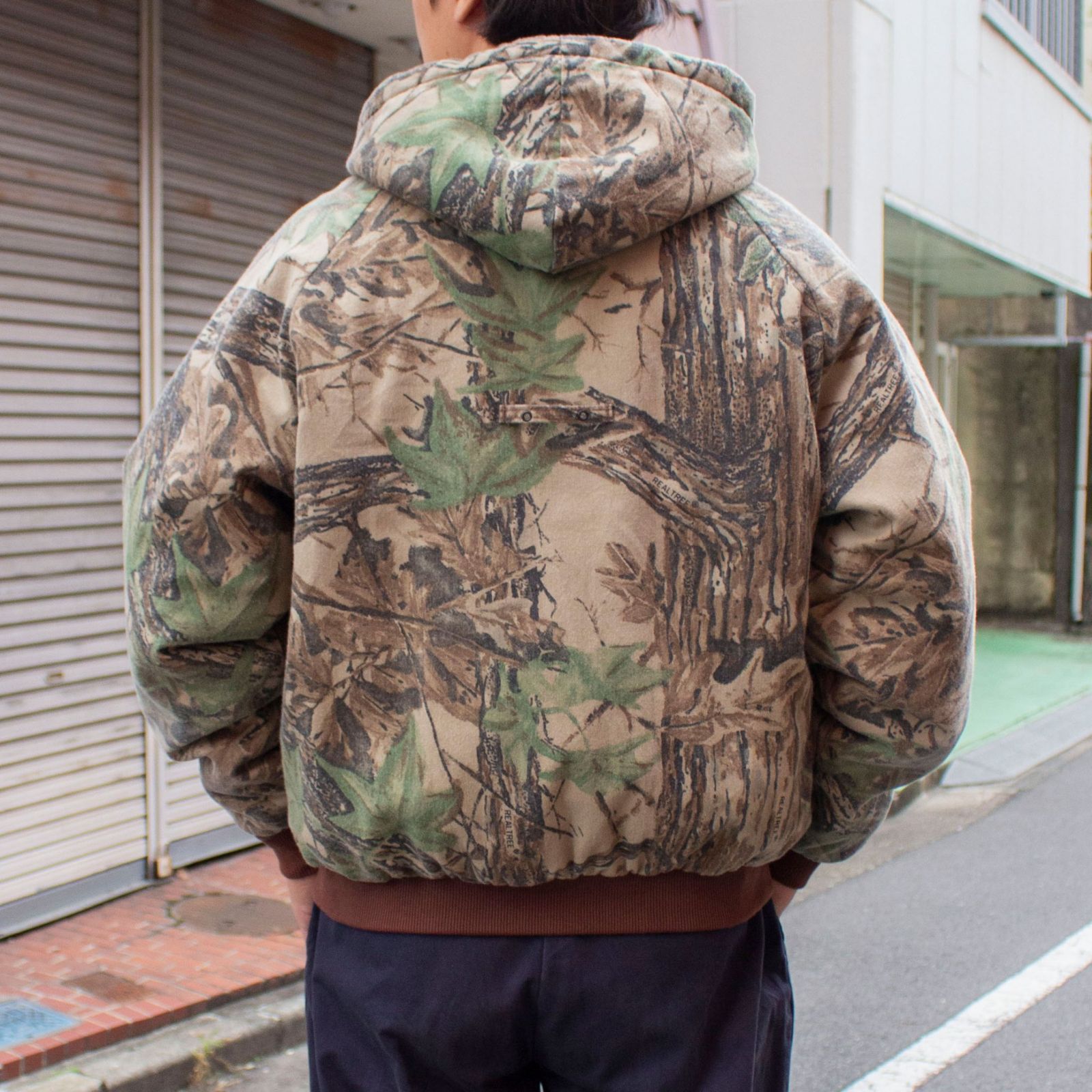 Duxbak 90 s Tree Camo Hooded Blouson メンズ 古着 ダックスバック ブルゾン 80s 90s アメリカ古着