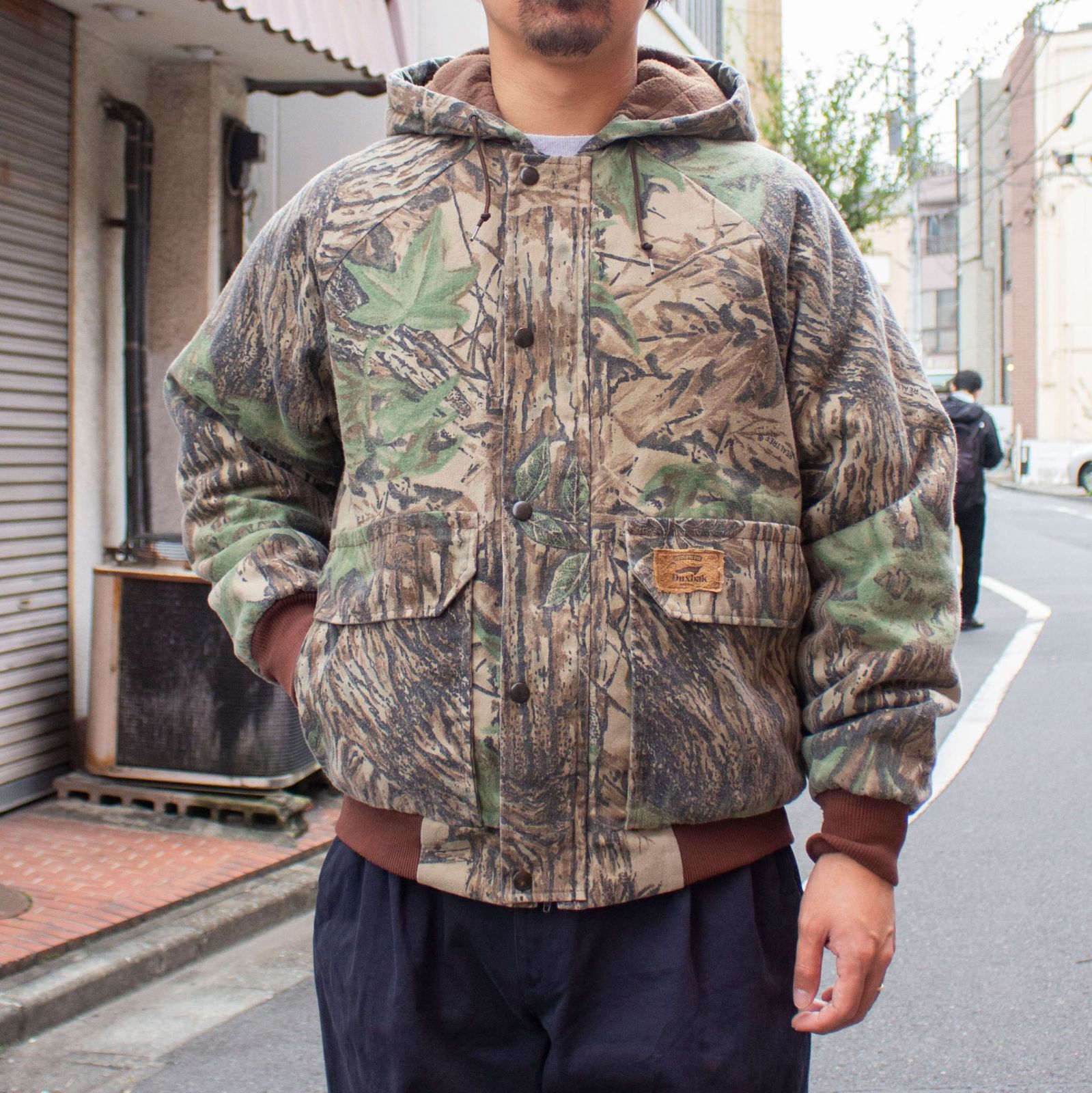 Duxbak 90 s Tree Camo Hooded Blouson メンズ 古着 ダックスバック ブルゾン 80s 90s アメリカ古着