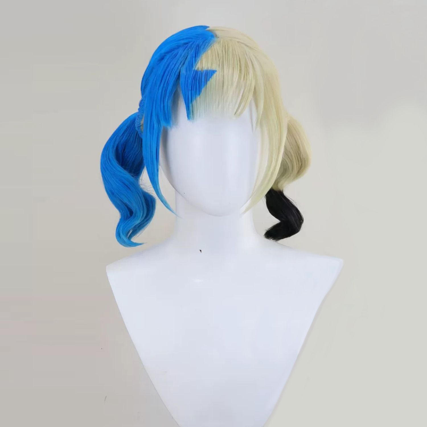 お取寄せ商品 納期ご相談下さい コスプレ耐熱ウィッグ コスプレ耐熱ウィッグ オーダー キャラクター造形ウィッグ ライトゴールド ブルー ブラック ツインテール ウィッグ ポケモンZA カナリィ 等