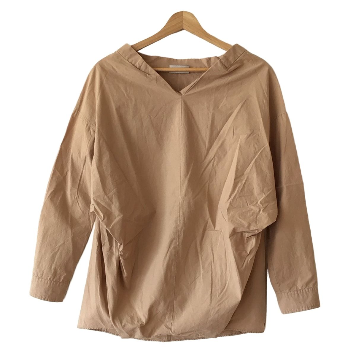 DEUXIEME CLASSE ドゥーズィエム 長袖カットソー レディース - ベージュ Vネック