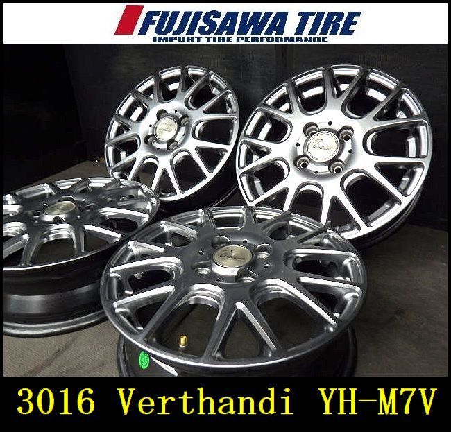 3016 B Verthandi YH-M7V ホイール 14x4.5J 4穴 PCD100 45 4本