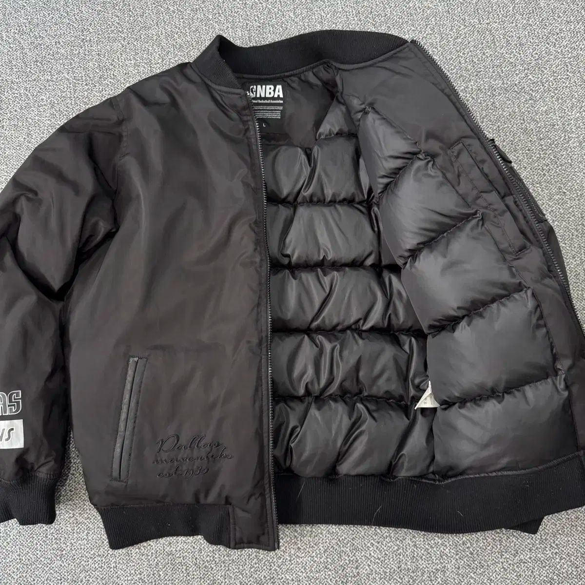 NBA サウスウェスト ディビジョン ダラス MA-1 ジャケット KANDAIZUMI_COM
