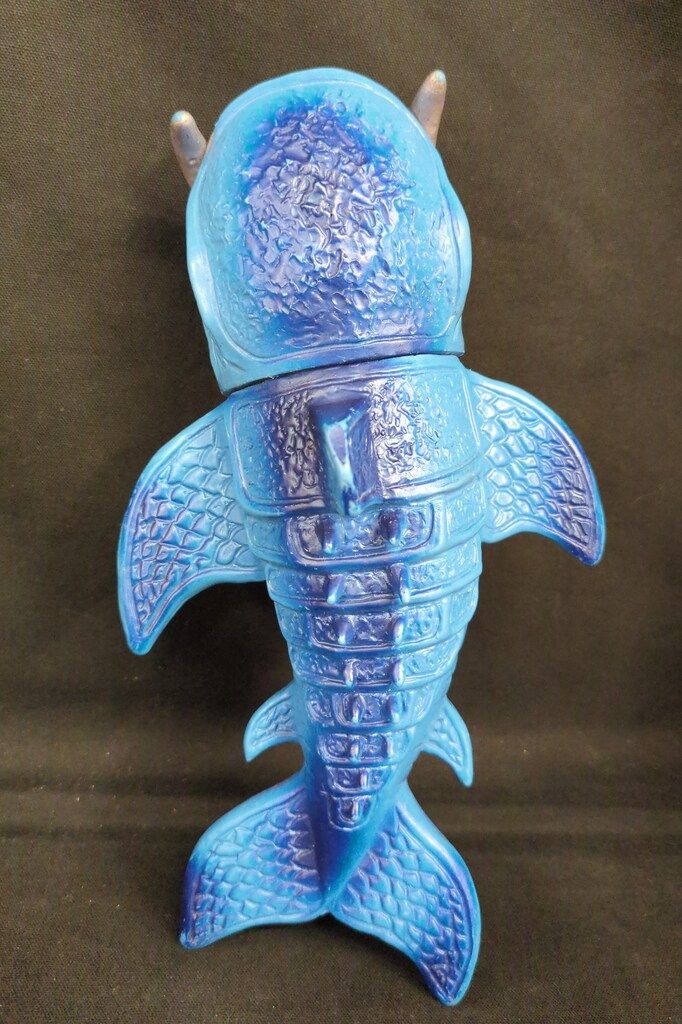 マスダヤ マスダヤ VINソフビ サンダーゲイ 水色成型ブルメタ 紫スプレー