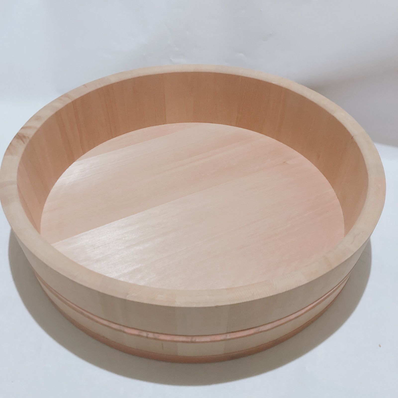 直径60 cm 5升 寿司桶 飯台 飯切 半切 銅タガ 餅つき お櫃 桶