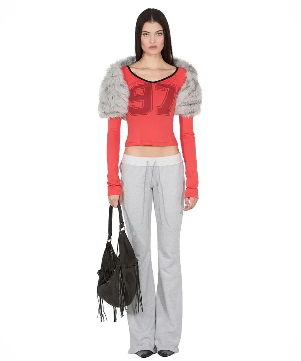 SCULPTOR グリッター ブーツカット スウェットパンツ