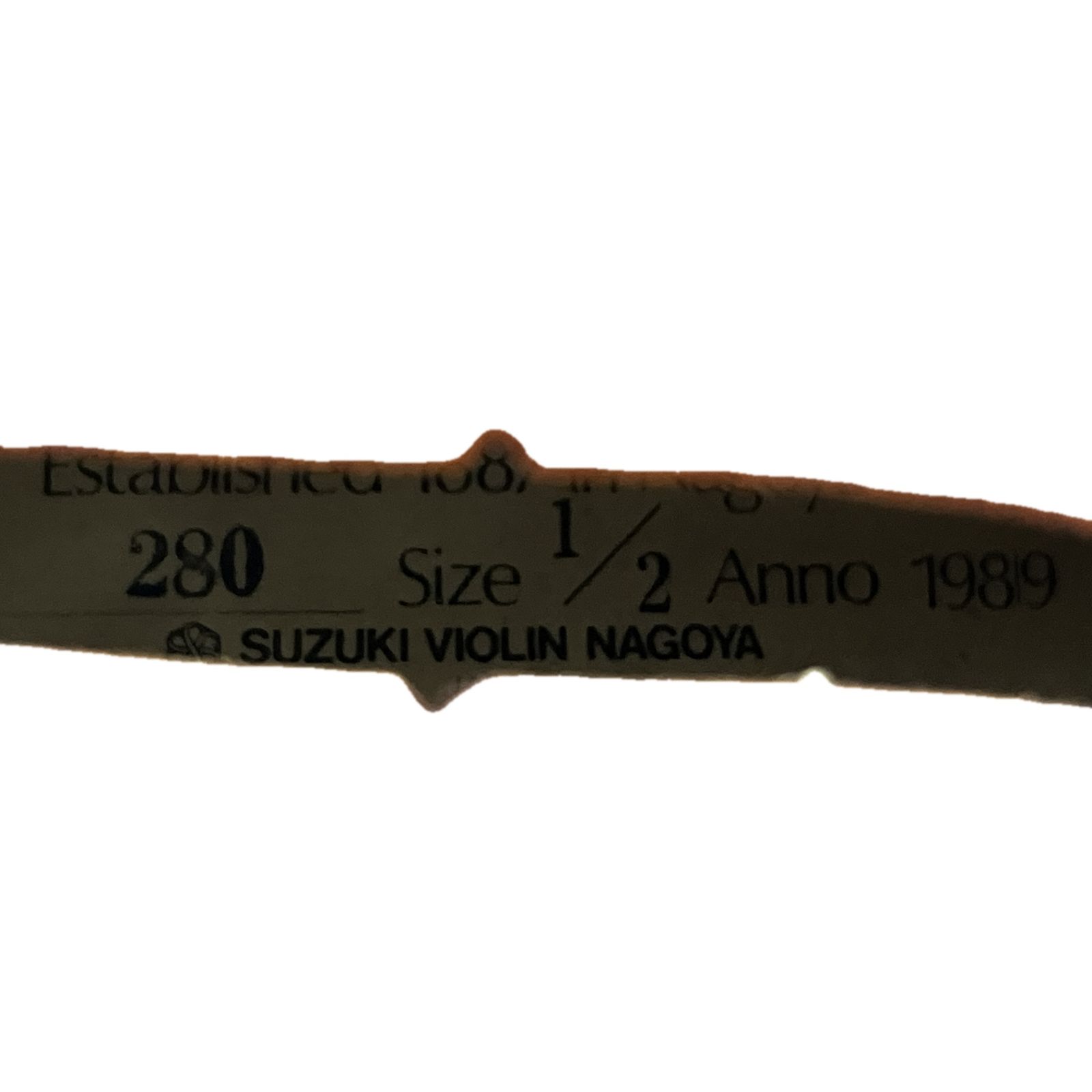 SUZUKI No 280 1 2 Anno 1989 スズキ バイオリン バイオリン本体 バイオリン 弦楽器