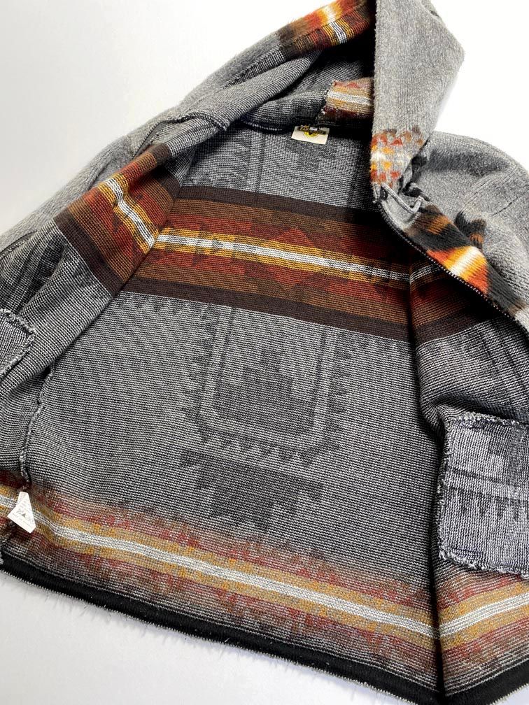 EARTH RAGZ アースラグズ エクアドルニット ネイティブ フーディー