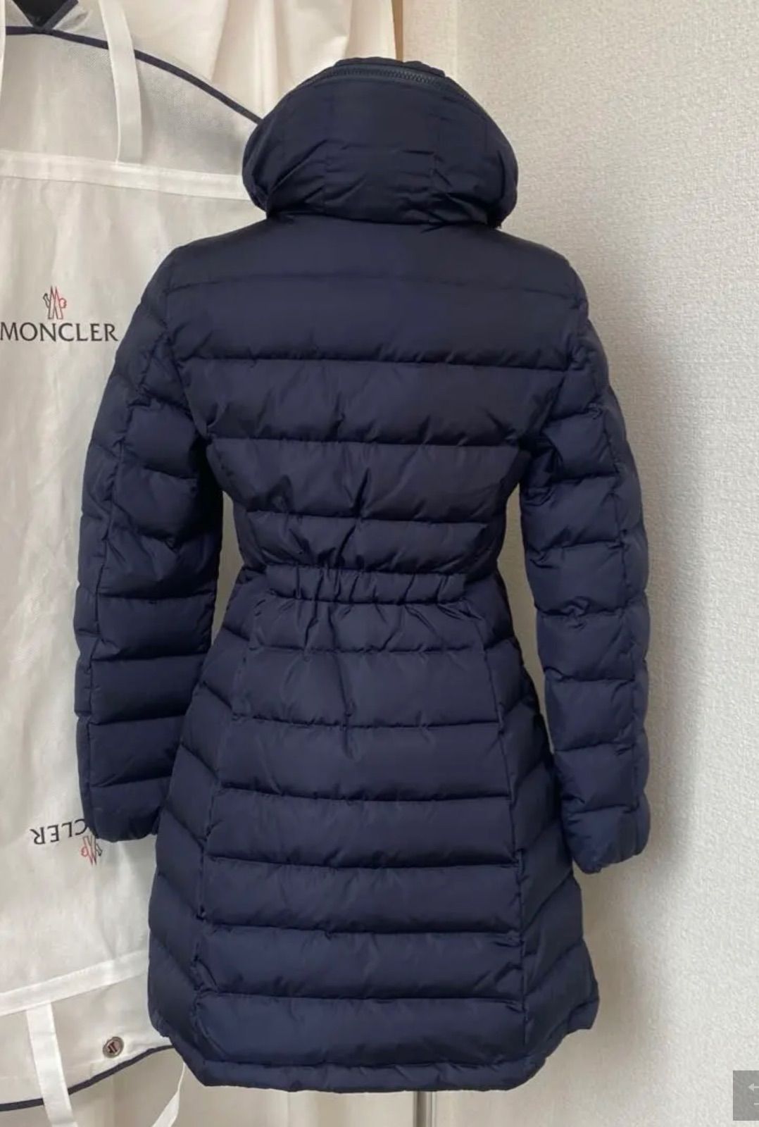 MONCLER モンクレール ダウンコート フラメッテ ネイビー サイズ0 