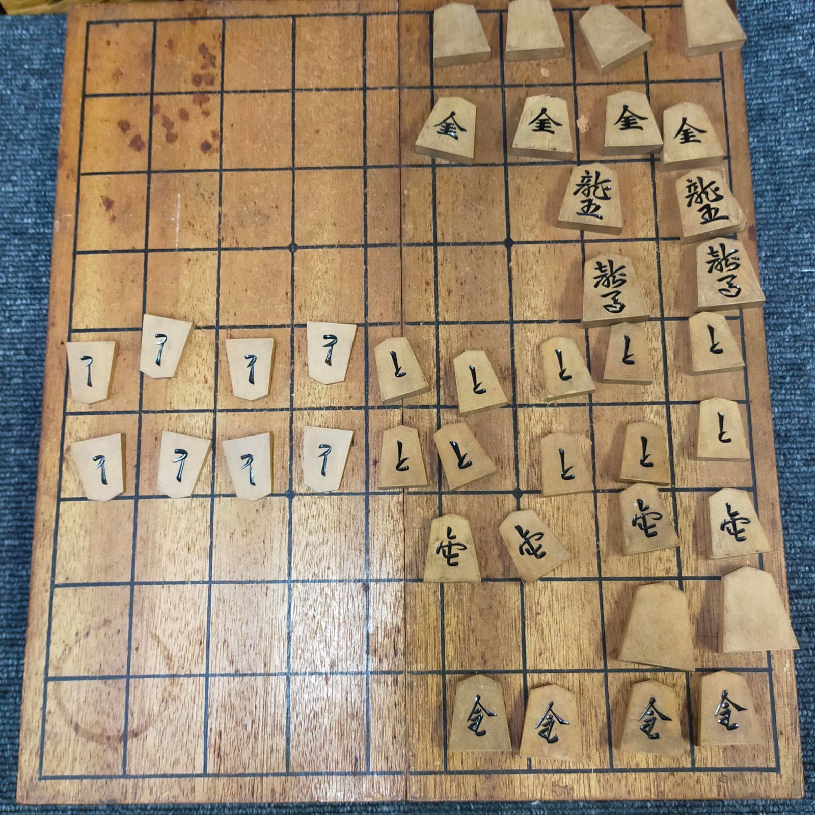 将棋盤＆駒セット 昭和レトロ